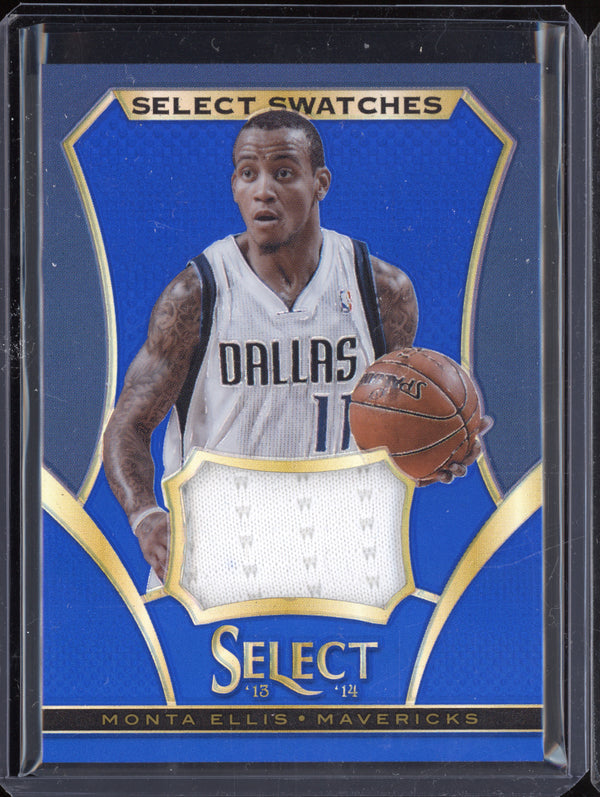 Monta Ellis 2013-14 Panini Select 38 Select Swatches Blue 27/35