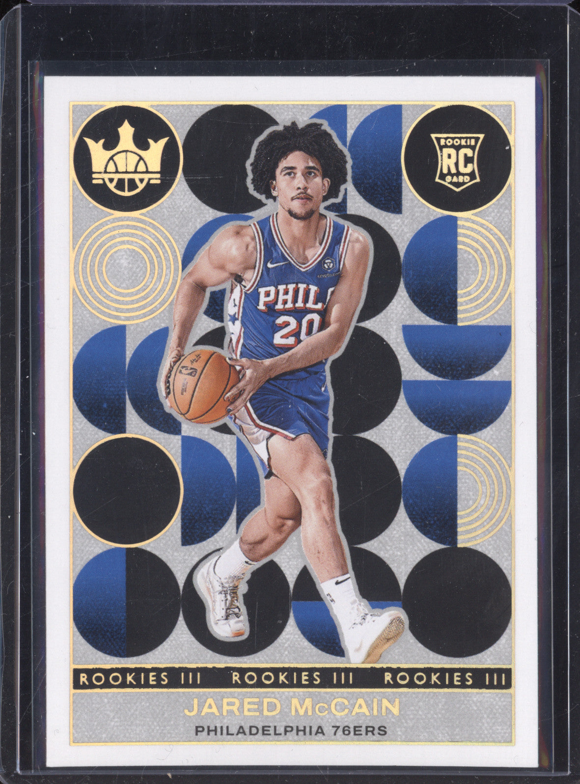 Jared McCain 2024-25 Panini Court Kings 187 Rookies 3 RC