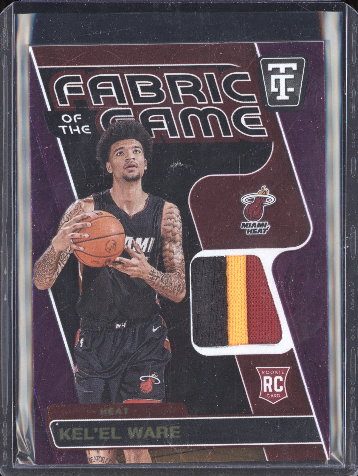 Kel'el Ware 2024-25  Totally Certified FGR-KLW Fabric of the Game Purple 57/99