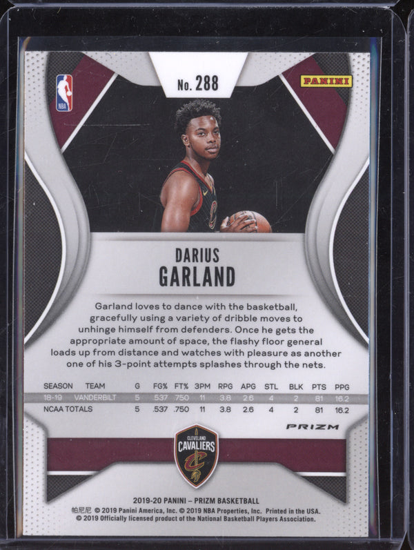 Darius Garland 2019-20 Panini Prizm 288 Fast Break RC