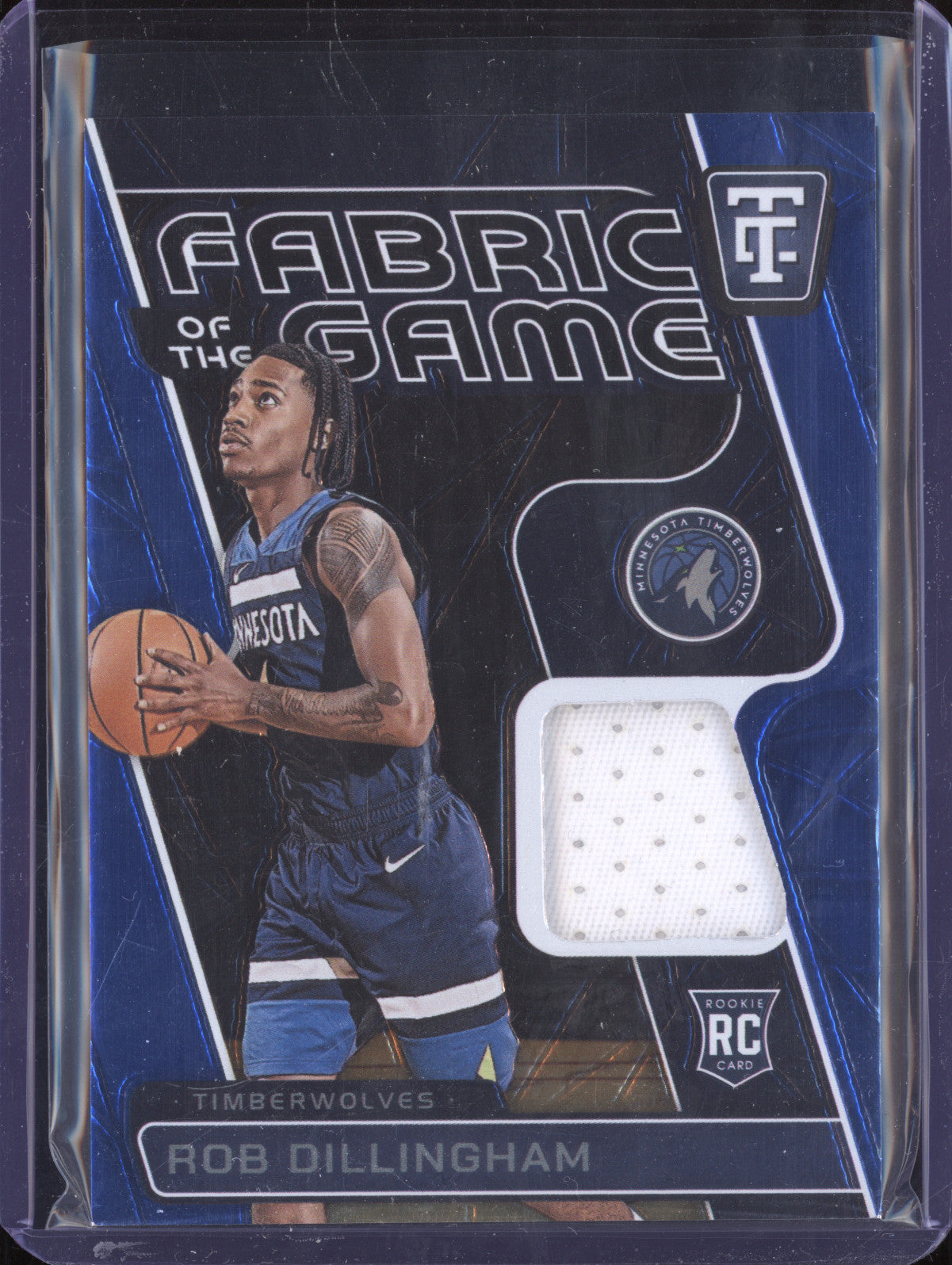 Rob Dillingham 2024-25  Totally Certified FGR-RBD Fabric of the Game Blue 19/49