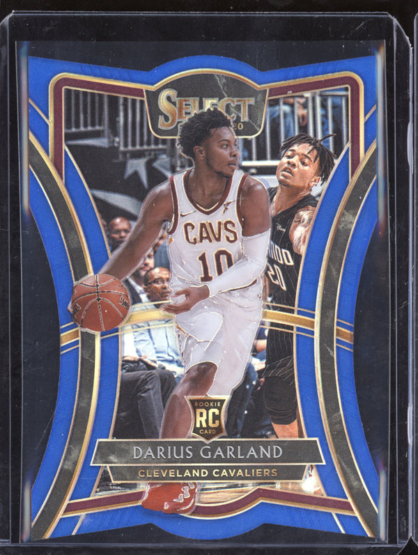 Darius Garland 2019-20 Panini Select 126 Blue Die-Cut RC 46/249