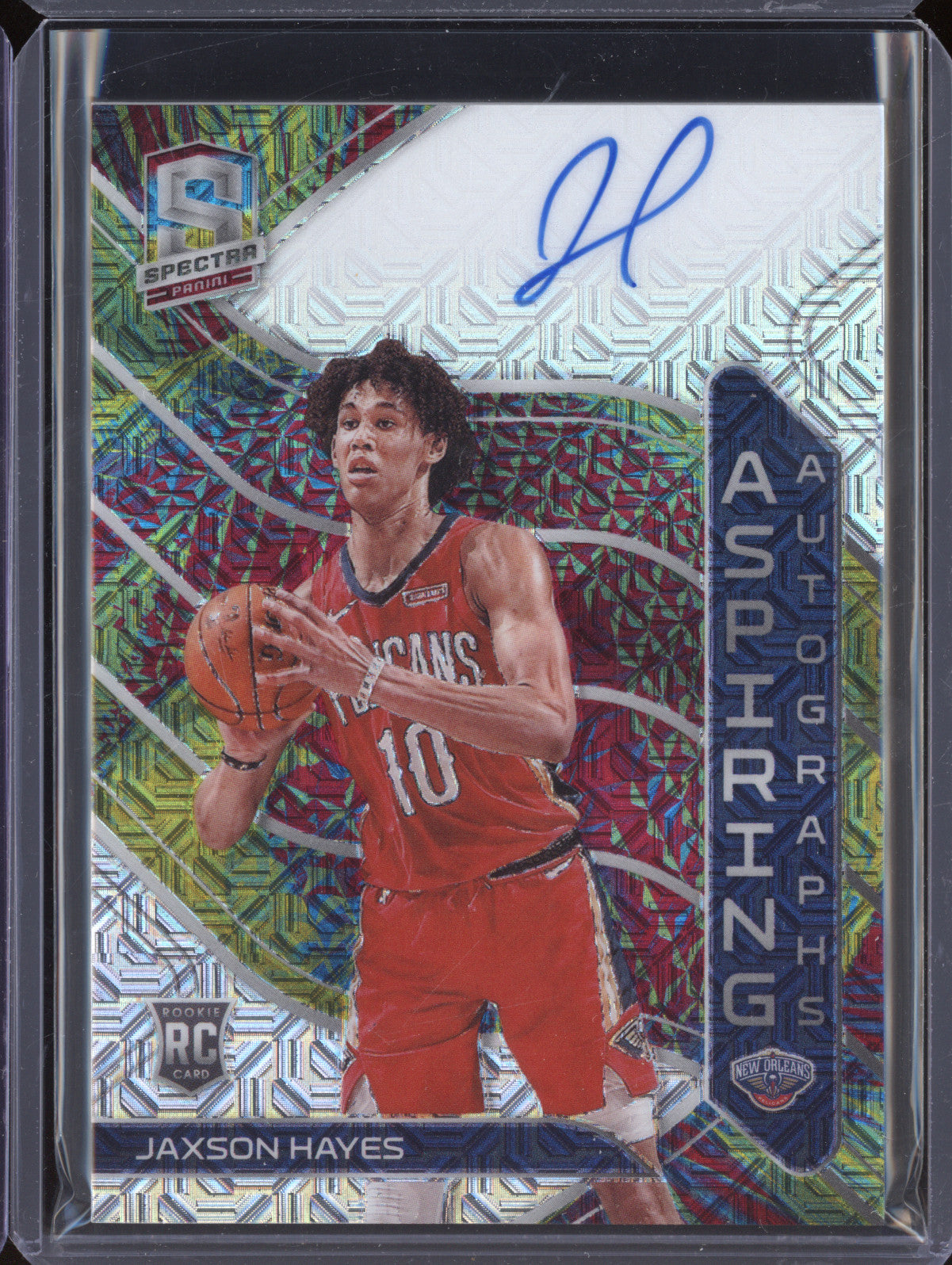 Jaxson Hayes 2019-20 Panini Spectra AA-JXH Aspiring Auto Meta RC 17/25