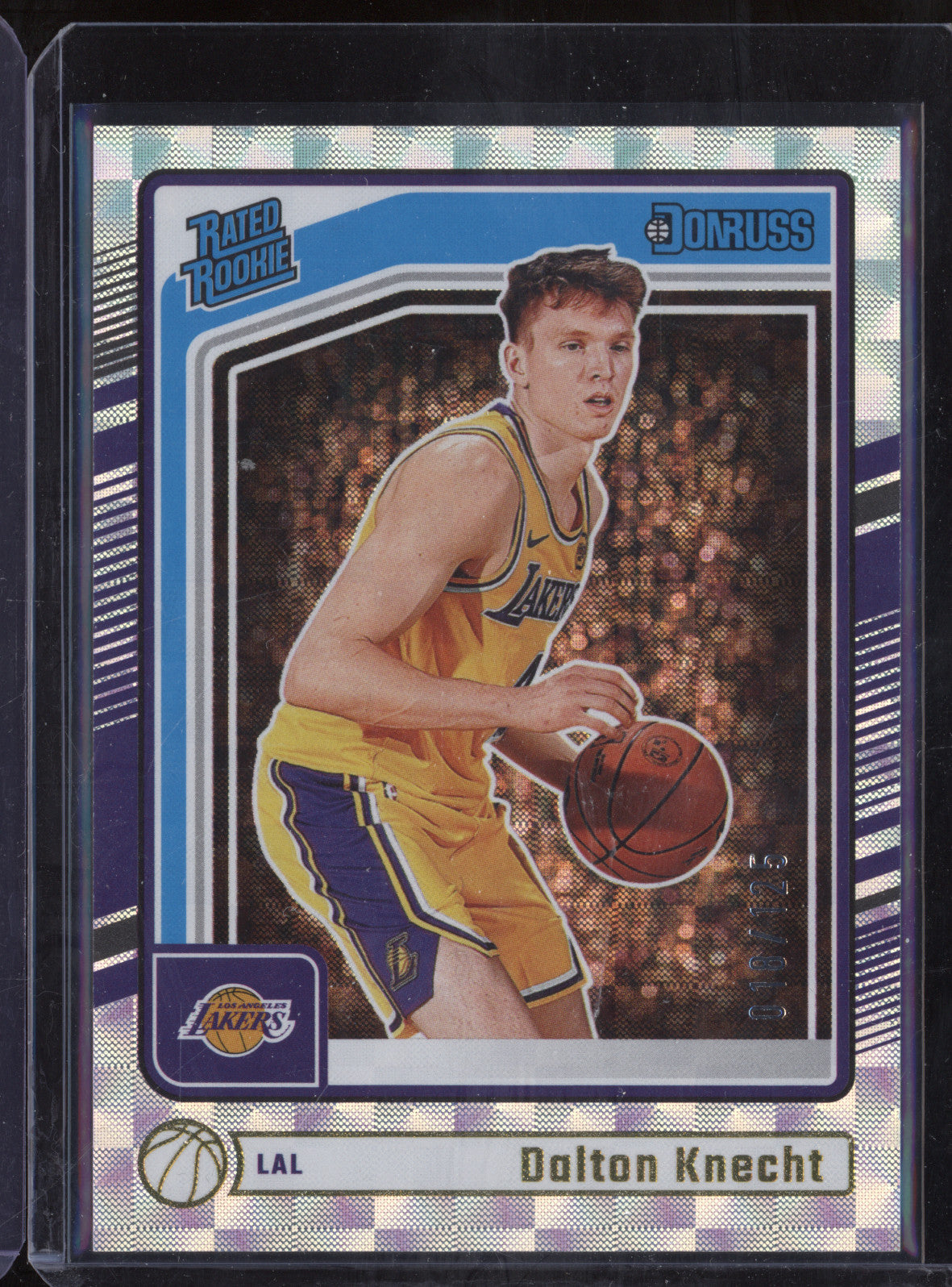 Dalton Knecht 2024-25 Panini Donruss 227 Crystals RC 18/125