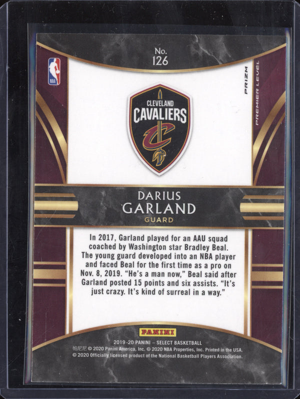 Darius Garland 2019-20 Panini Select 126 Tri-Color RC