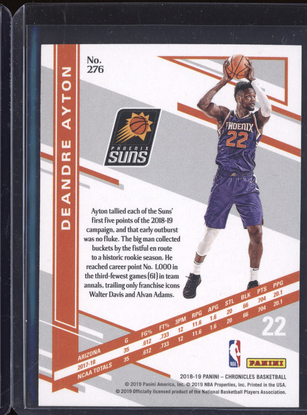 Deandre Ayton 2018-19 Panini Chronicles 276 Elite RC