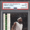 LeBron James 2003-04 Upper Deck Top Prospects 55 RC PSA 10