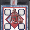 Evan Turner 2016-17 Panini Grand Reserve 15 Cornerstone Quad Jersey Autograph Quartz RC 21/49