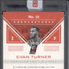 Evan Turner 2016-17 Panini Grand Reserve 15 Cornerstone Quad Jersey Autograph Quartz RC 21/49