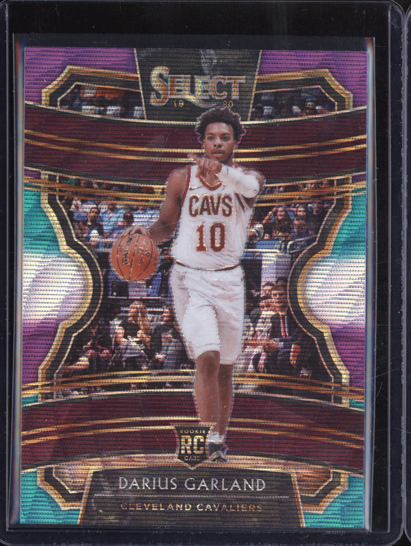 Darius Garland 2019-20 Panini Select 10 Tri-Color RC