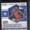 Tyrese Maxey 2020-21 Panini Mosaic 263 NBA Debut Gold Wave RC