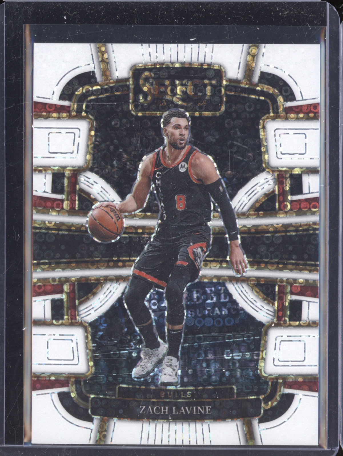 Zach Lavine 2023-24 Panini Select 16 Disco White 39/75