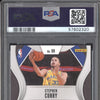 Stephen Curry 2019-20 Panini Prizm 98 Silver PSA 10