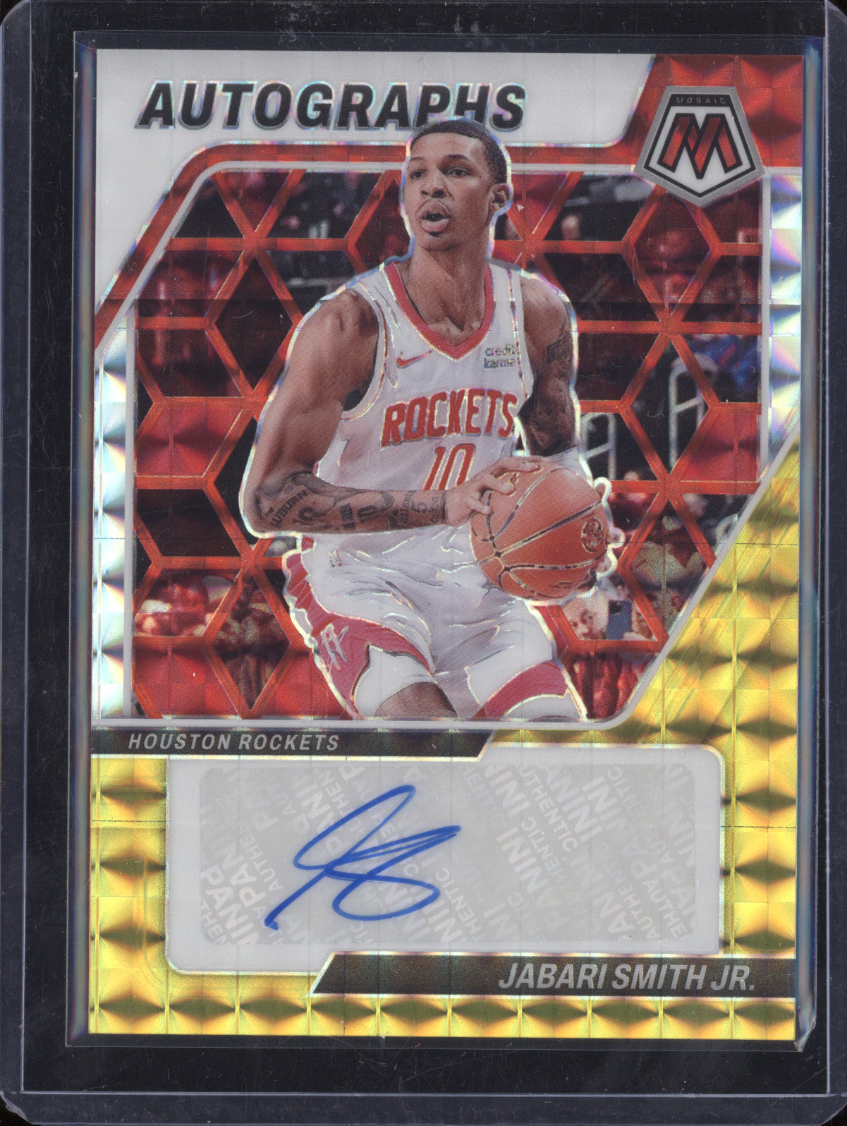 Jabari Smith Jr 2023-24 Panini Mosaic AM-JSJ Autograph