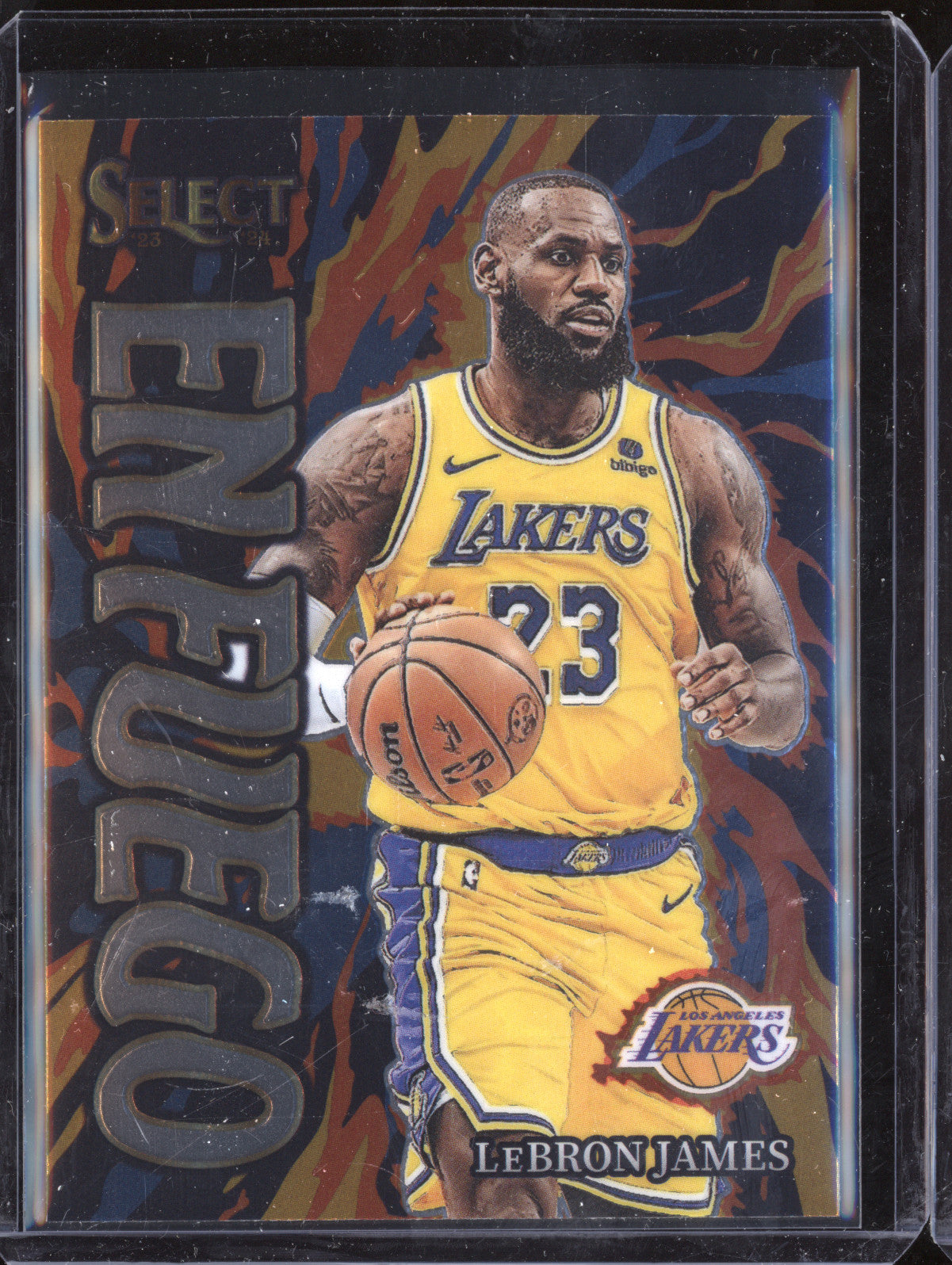 LeBron James 2023-24 Panini Select 10 En Fuego