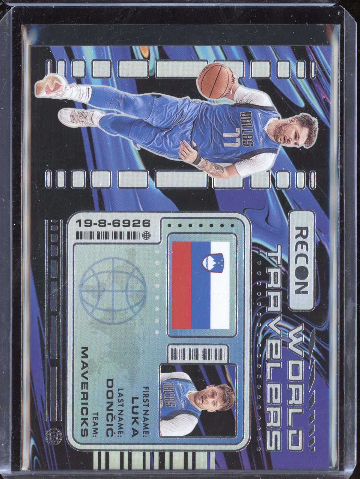 Luka Doncic 2023-24 Panini Recon 2 World Travelers