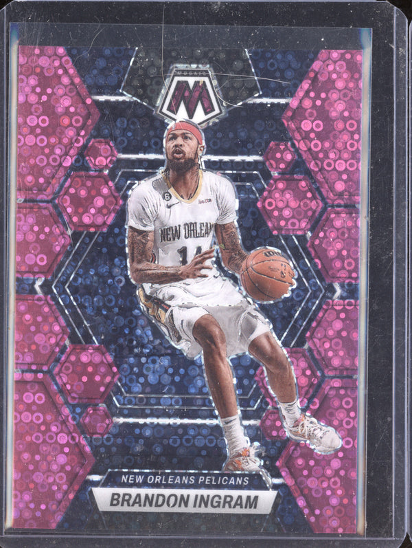 Brandon Ingram 2022-23 Panini Mosaic 61 Pink Fast Break Mosaic 6/20