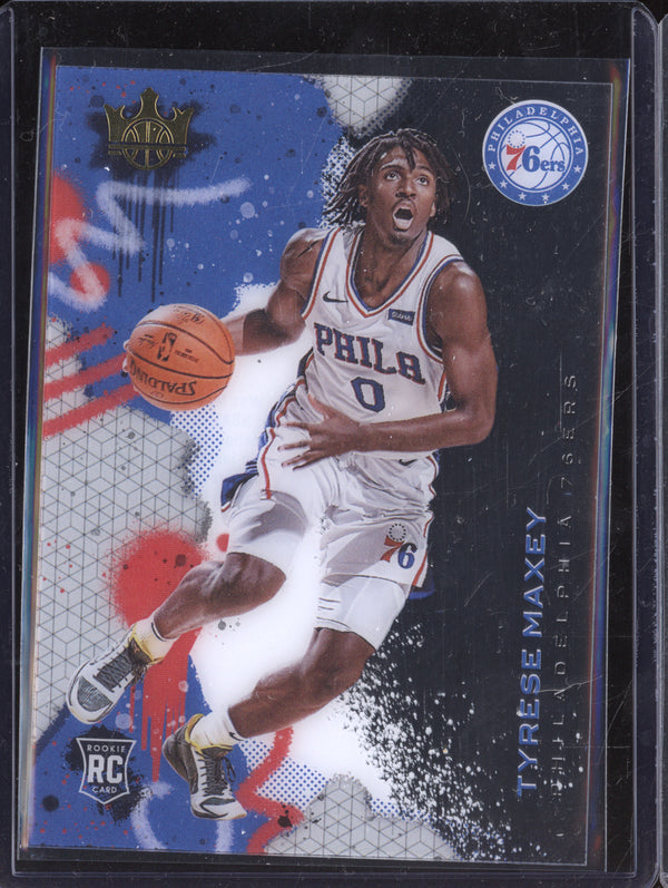 Tyrese Maxey 2020-21 Panini Court Kings 1 Acetate Rookies RC