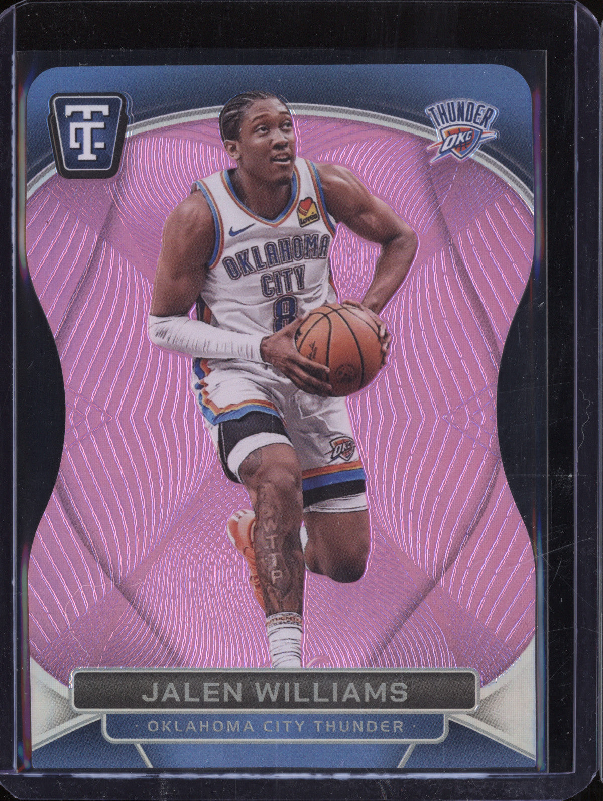 Jalen Williams 2024-25 Panini Totally Certified 106 Pink Die-Cut 36/125