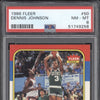 Dennis Johnson 1986-87 Fleer  50 PSA 8