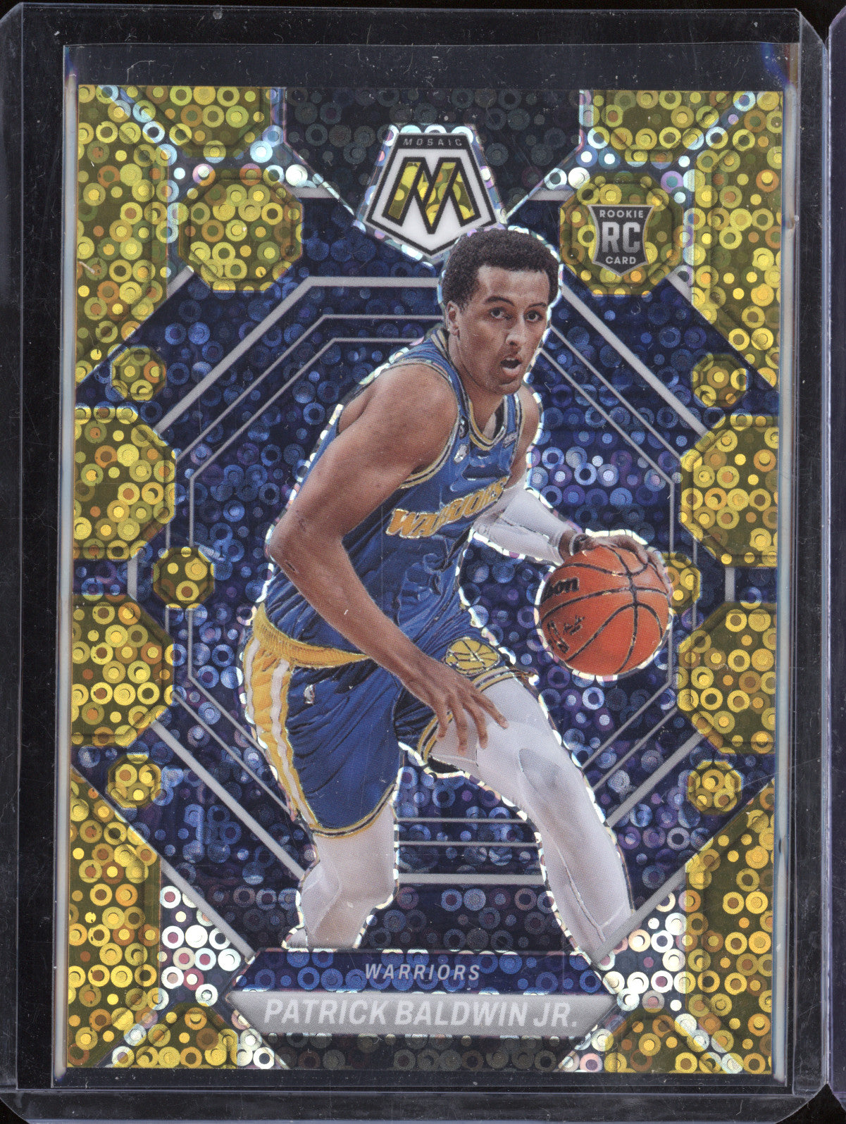 Patrick Baldwin Jr 2022-23 Panini Mosaic 219 Gold Fast Break Mosaic RC 3/10