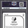 Ja Morant 2019-20 Panini Hoops 297 Purple RC PSA 10