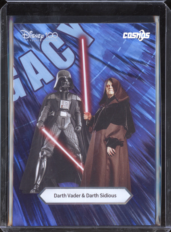 Darth Vader & Darth Sidious 2024 Kakawow Disney 100 Cosmos Disney Spirit