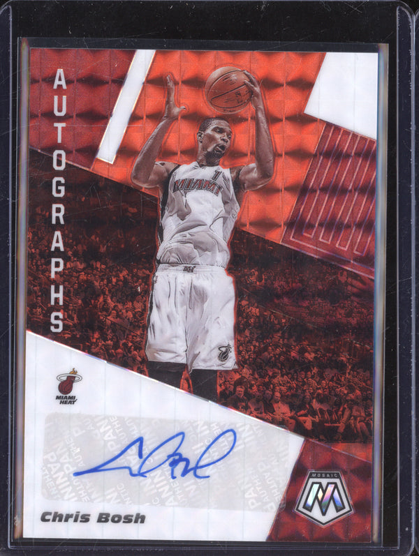 Chris Bosh 2019-20 Panini Mosaic AM-CBS Mosaic Auto