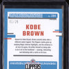 Kobe Brown 2023-24 Panini Donruss Optic 284 Rated Rookie Auto FB Pink RC 1/25