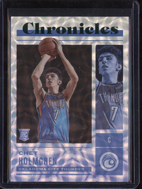 Chet Holmgren 2022-23 Panini Chronicles 49 Asia Jade RC 3/18