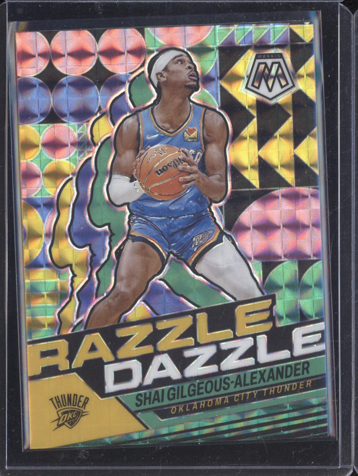 Shai Gilgeous-Alexander 2023-24 Panini Mosaic 5 Razzle Dazzle
