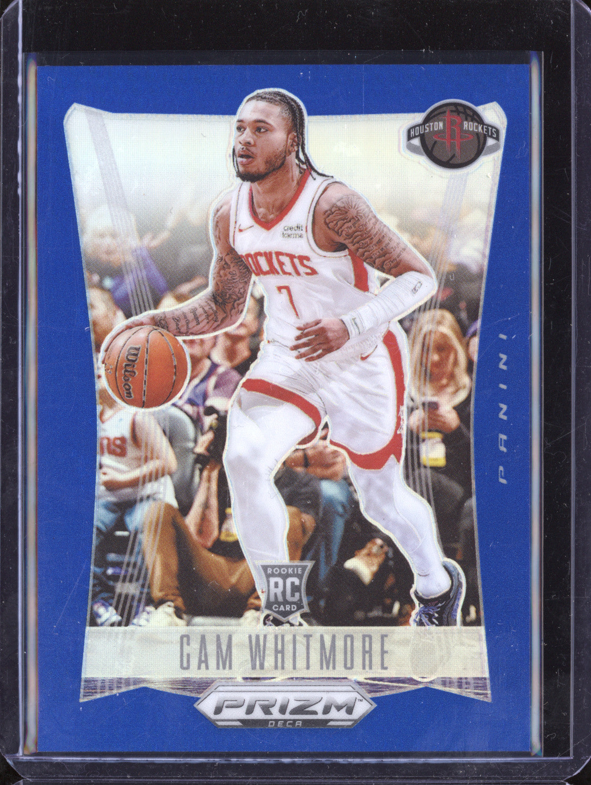 Cam Whitmore 2023-24 Panini Prizm Deca 290 Blue RC 28/149