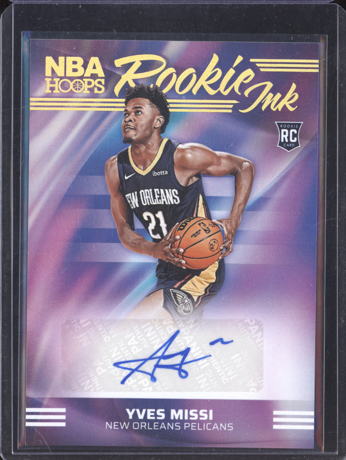 Yves Missi 2024-25 Panini Hoops RI-MIS Rookie Ink Auto RC