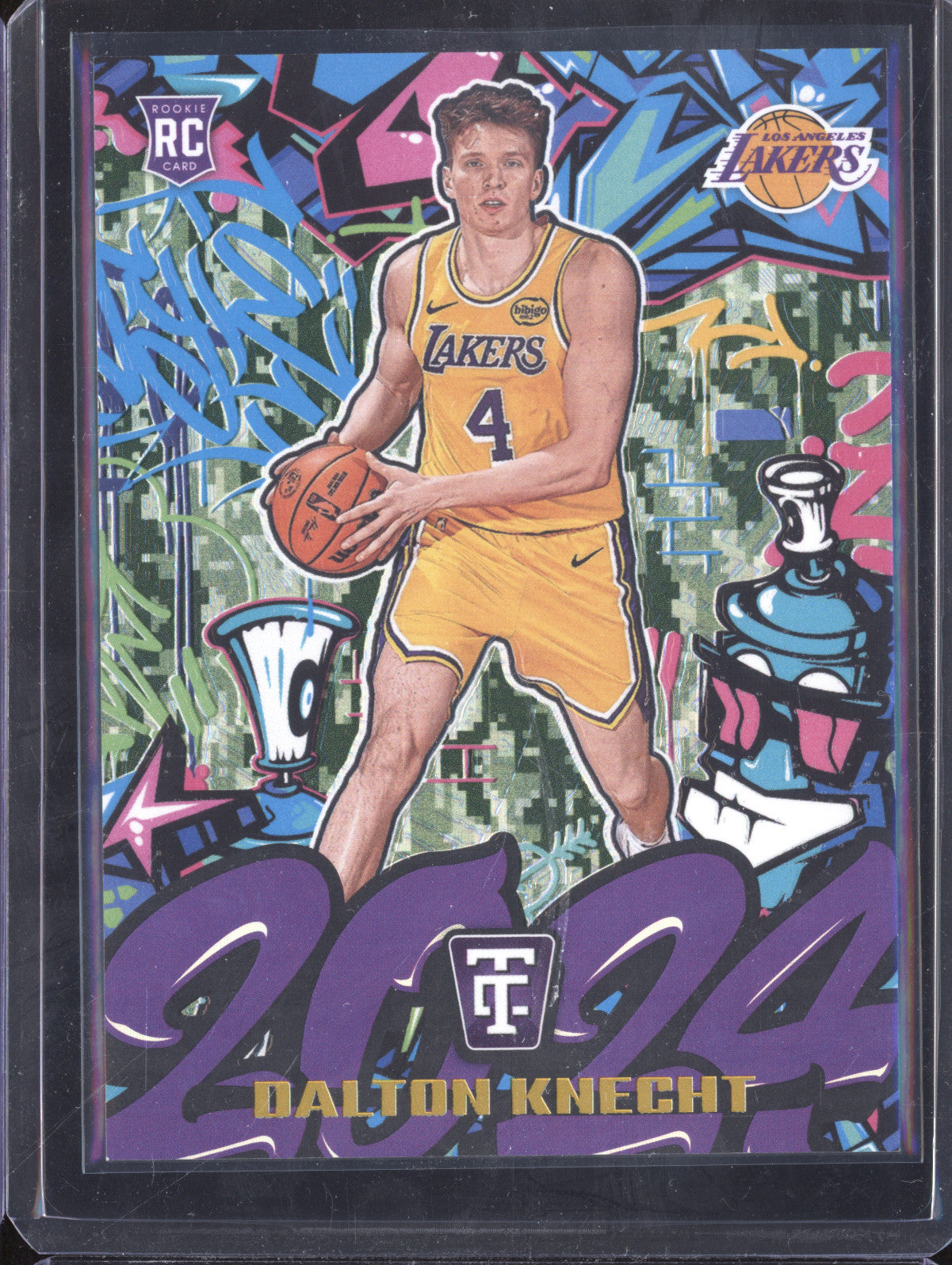 Dalton Knecht 2024-25 Panini Totally Certified 14 2024 Camo RC 1/25