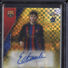 Estanis Pedrola 2022-23 Topps Chrome Barcelona AU-ES Gold Auto RC 50/99