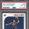 Zion Williamson 2019-20 Panini Hoops 258 RC PSA 10