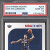 Zion Williamson 2019-20 Panini Hoops 258 RC PSA 10