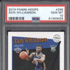 Zion Williamson 2019-20 Panini Hoops 296 RC PSA 10