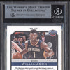 Zion Williamson 2019-20 Panini Obsidian 157 Electric Etch Green RC 3/25 BGS 9