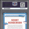 Scoot Henderson 2023-24 Panini Donruss Optic 239 Holo RC PSA 10