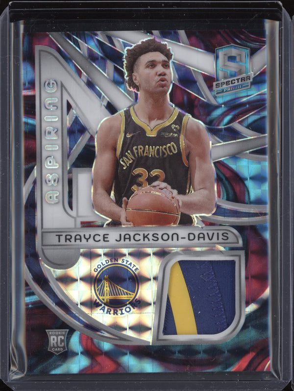 Trayce Jackson-Davis 2023-24 Panini Spectra Aspiring Patch Interstellar RC 14/75