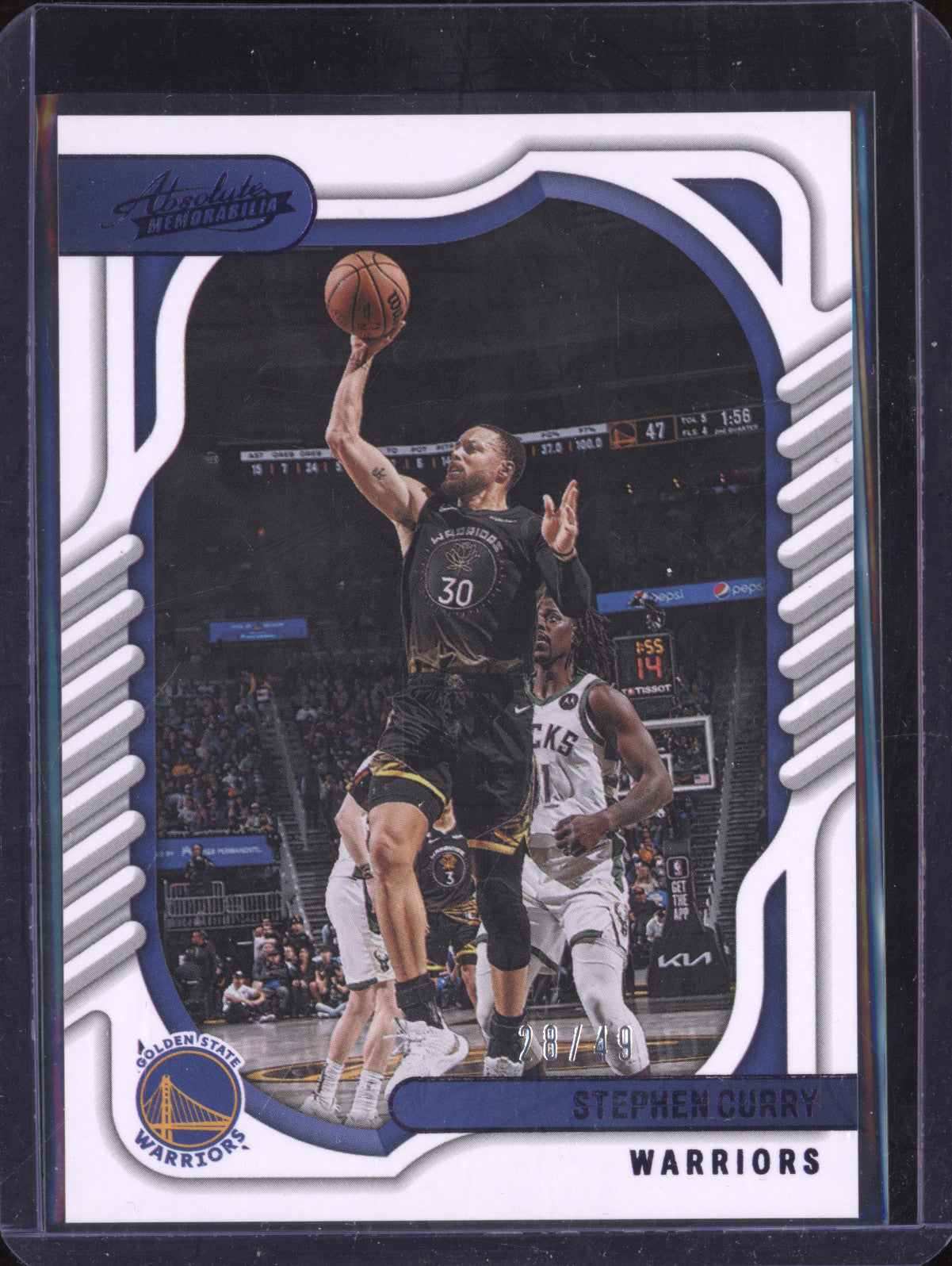 Stephen Curry 2022-23 Panini Chronicles 120 Absolute Purple 28/49