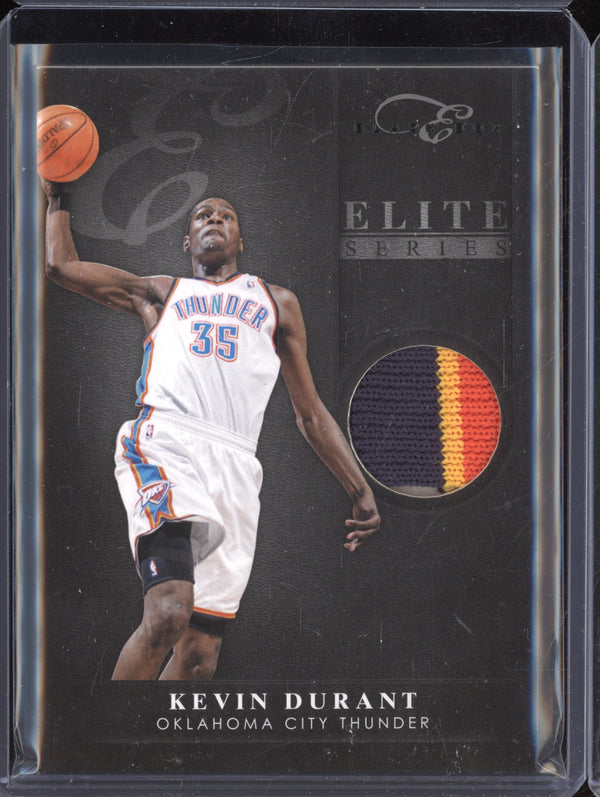 Kevin Durant 2010-11 Panini Elite Black Box 52 Elite Series Patch 9/25