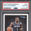 Zion Williamson 2019-20 Panini Donruss 201 RC PSA 10