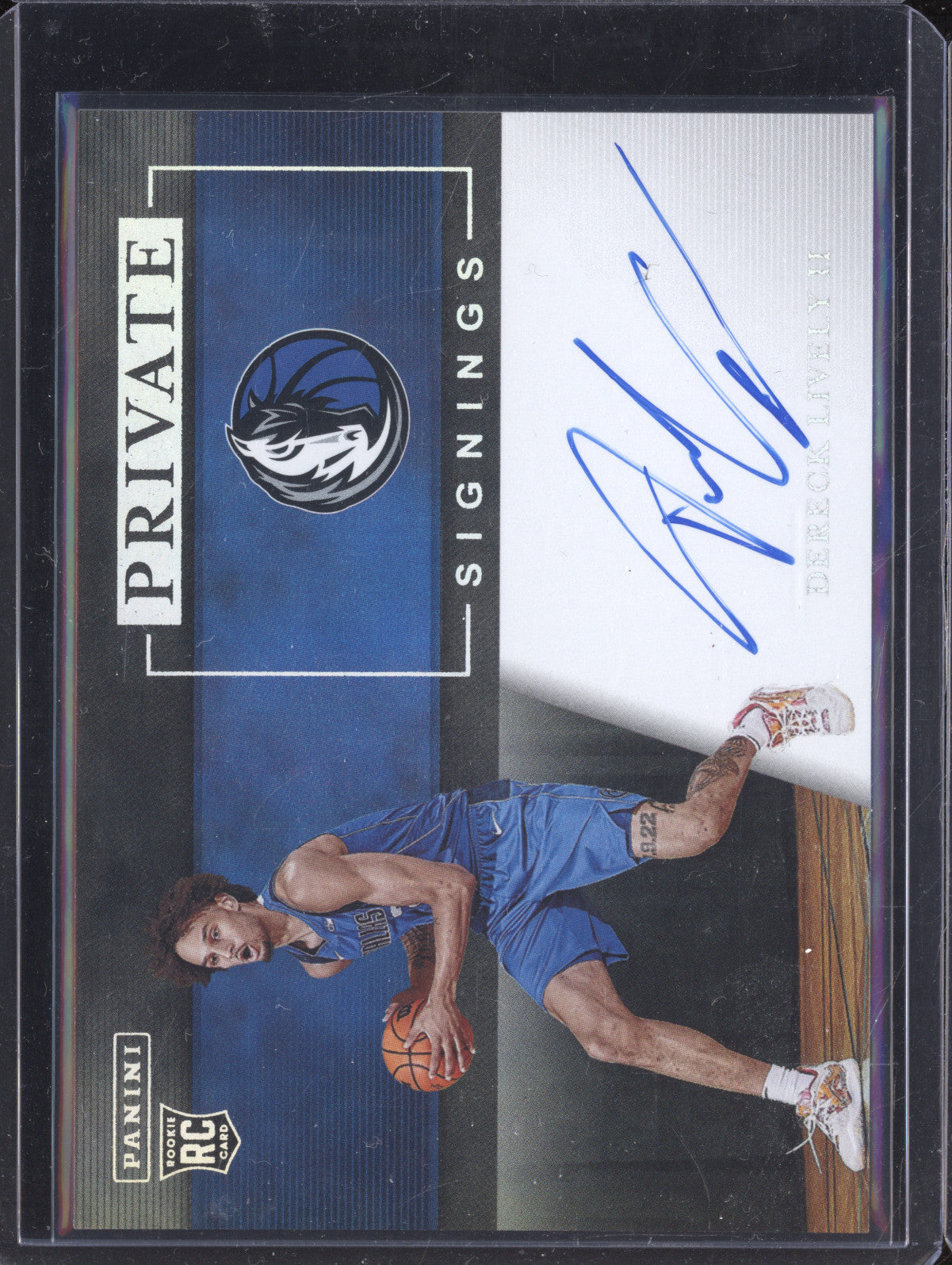 Dereck Lively II 2023-24 Panini Private Signings PS-DLI Auto RC