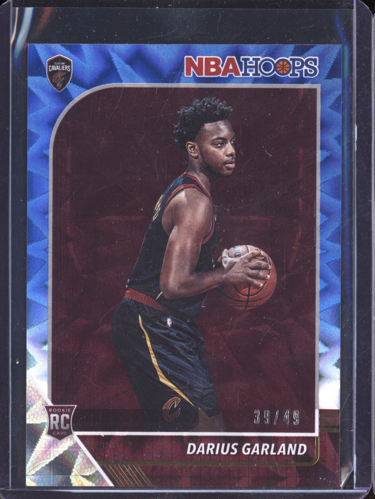 Darius Garland 2019-20 Panini Hoops 251 Blue Explosion RC 39/49