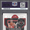 Alperen Sengun 2021-22 Panini Prizm 318 NBA 75th Diamond Prizm RC 38/75 PSA 9