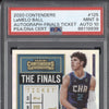 LaMelo Ball 2020-21 Panini Contenders 125 Finals Ticket Auto RC 39/49 PSA 9/10