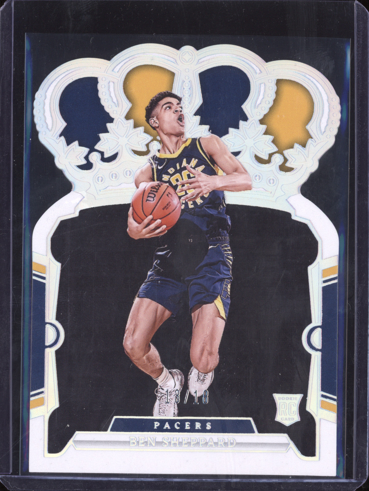 Ben Sheppard 2023-24 Panini Crown Royale 57 Silver International RC 13/18