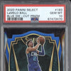 LaMelo Ball 2020-21 Panini Select 183 Blue Die-Cut RC 243/249 PSA 10